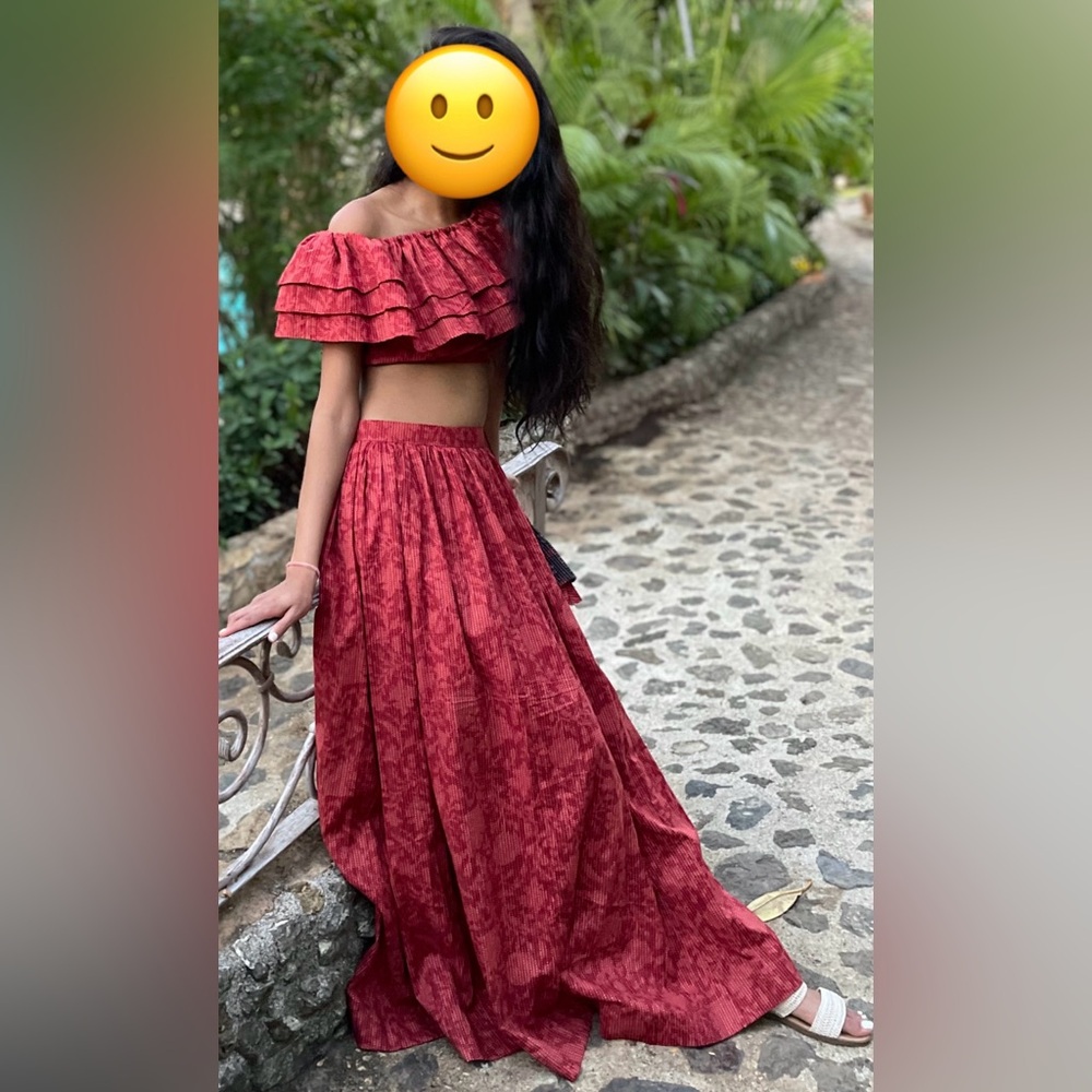 Fusion Indian skirt set